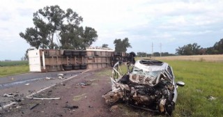 Accidentes: Una víctima fatal y varios heridos