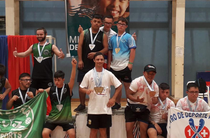 Torneo Nacional de Atletismo para personas con síndrome de Down.