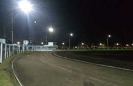 Recambio de luces en el Parque Municipal