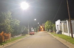 Avanza el plan de renovación de alumbrado público: luces led para el Barrio Viajantes