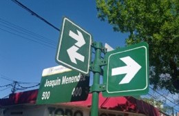 Cambios en calle Joaquín Menéndez
