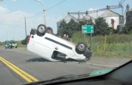 Accidente en el segundo cruce