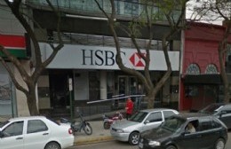 Espectacular intento de robo en el Banco HSBC