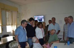 Martínez visitó un asilo de Rojas junto a intendentes y legisladores de Cambiemos