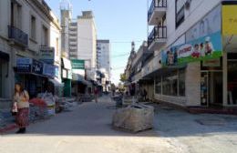 Los trabajos de calle San Nicolás generan enojo en los comerciantes