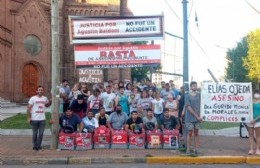 La Municipalidad sigue retirando los carteles de pedido de Justicia por Agustín Baldoni