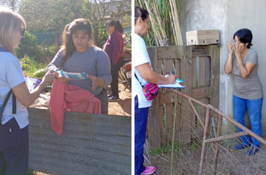 Las acciones se llevaron a cabo a través de la Dirección de Saneamiento Ambiental en el barrio Jorge Newbery.