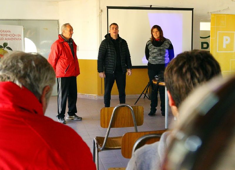 Actividad en el SUM de la Subsecretaría de Deportes.