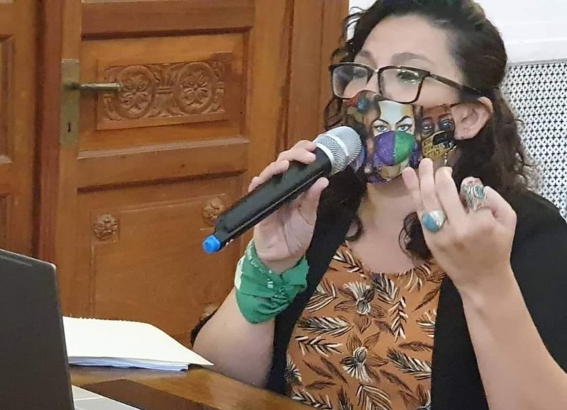 Leticia Conti, edil del Frente de Todos.