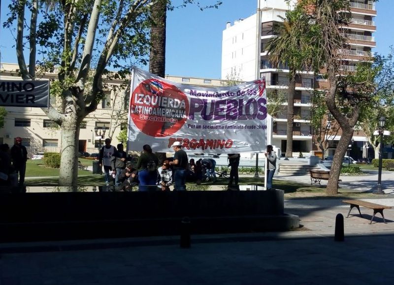 Manifestación en la jornada del jueves.