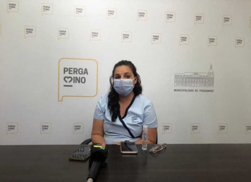 Érica Peries, directora del Vacunatorio Municipal.