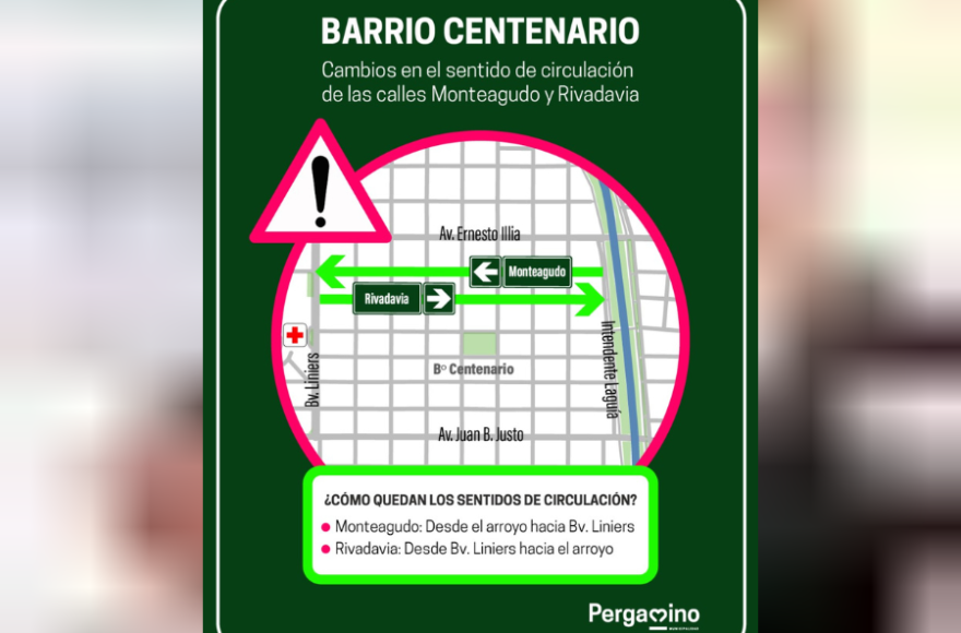 Se solicita a los conductores circular con precaución y prestar especial atención a la nueva señalización que se instalará en los próximos días.