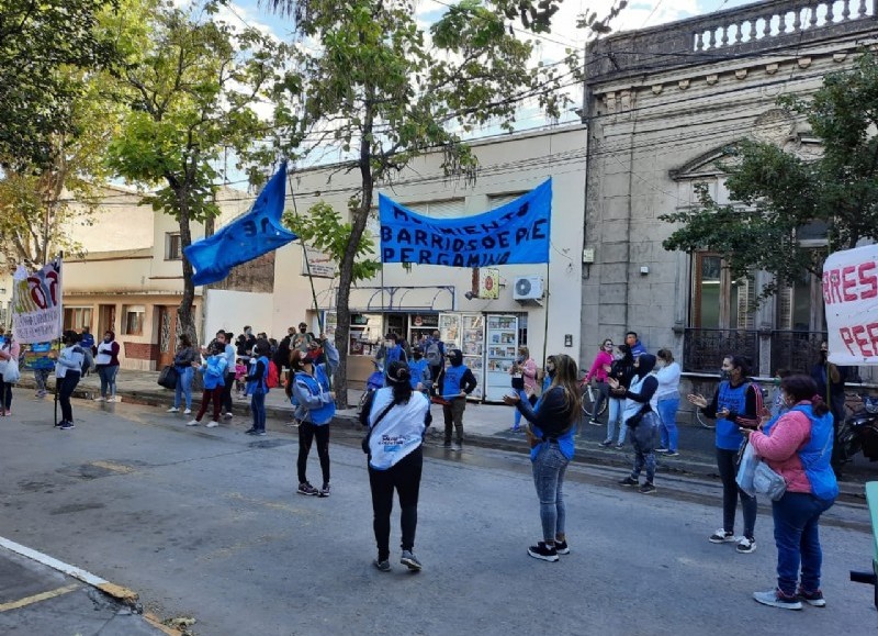 Manifestación local.