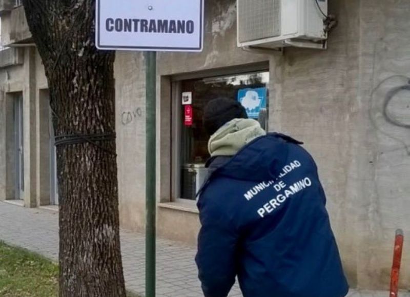 Cambio en el sentido de circulación en varias calles.