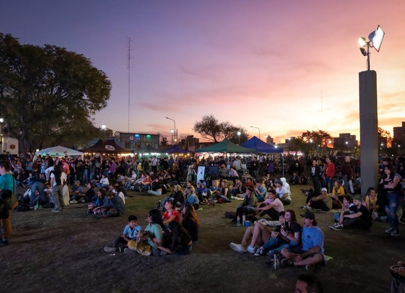 La cita fue en Parque España.