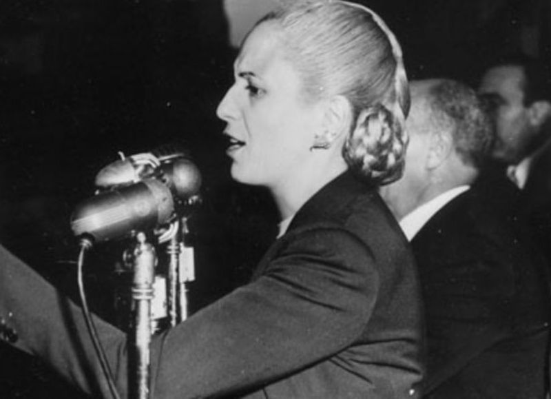 Eva Duarte de Perón.