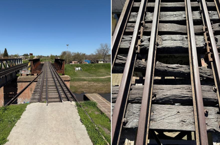 La estructura ferroviaria actual.