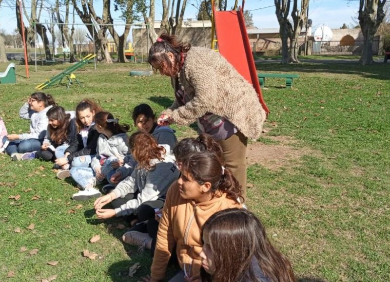 Actividad en la Primaria N° 19.