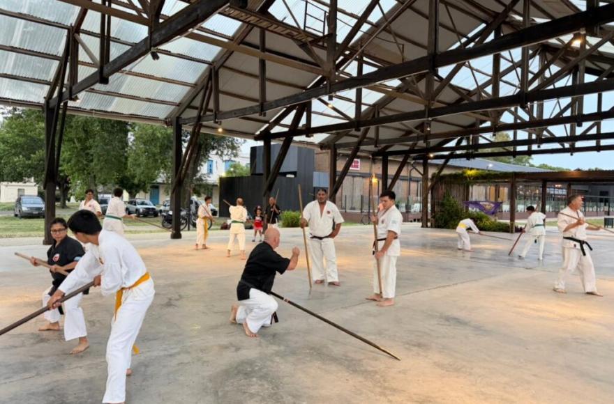 Se desarrolló el tercer taller de Kobudo