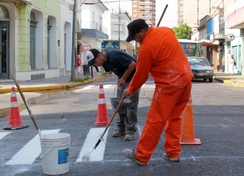 Cuadrilla en acción.