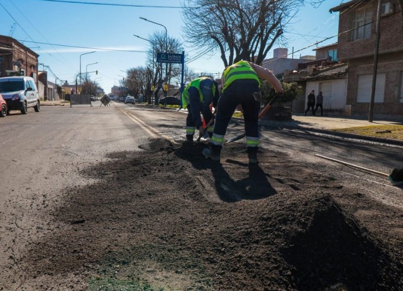 La obra comprende desde Alsina hasta el Arroyo Pergamino.