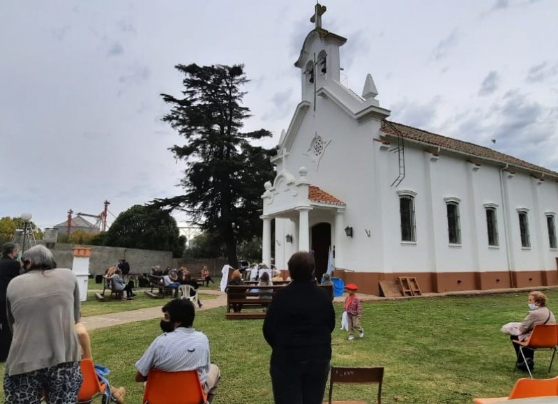 Un pasaje de la ceremonia religiosa.