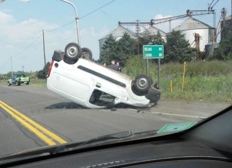 Así quedó la camioneta involucrada.