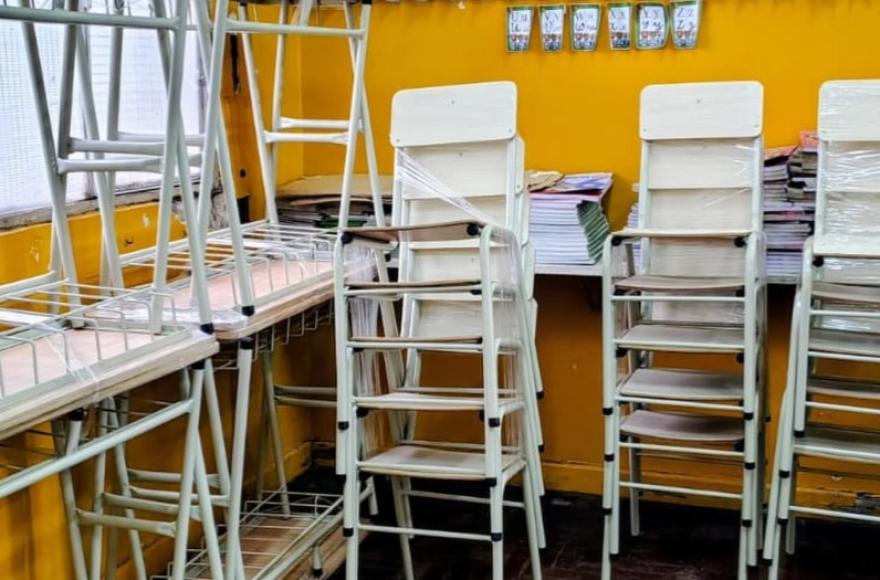Nuevo mobiliario para las instituciones educativas