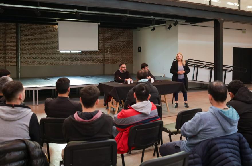 Actividad en el Centro Cultural Bellas Artes.