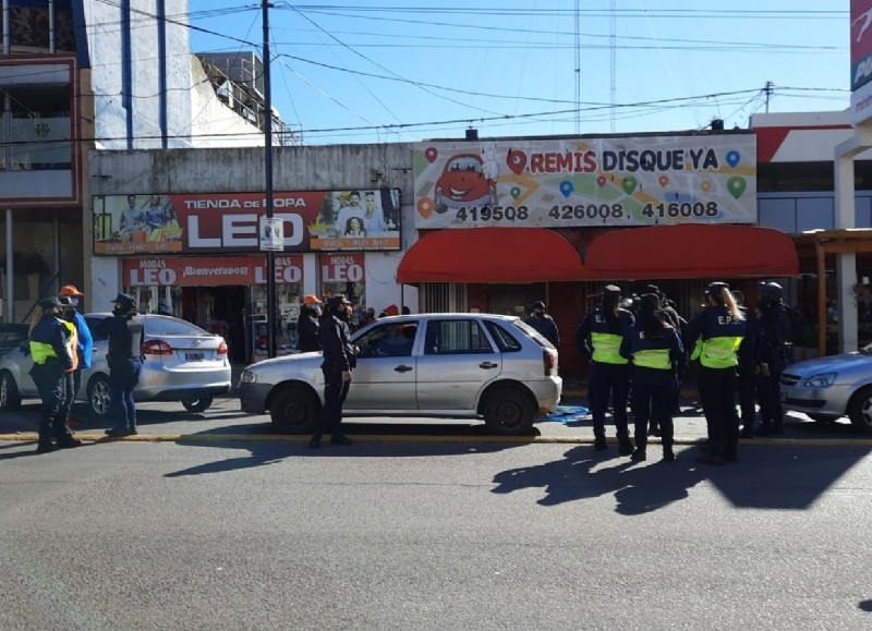 Ruidosa manifestación.