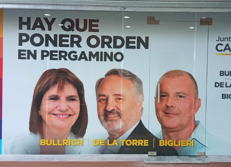 En campaña.