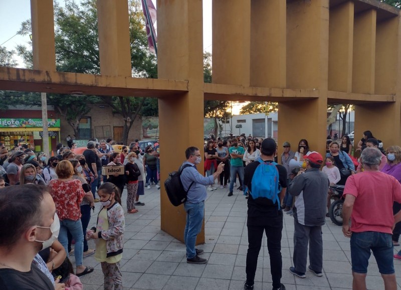 Manifestación de autoconvocados.