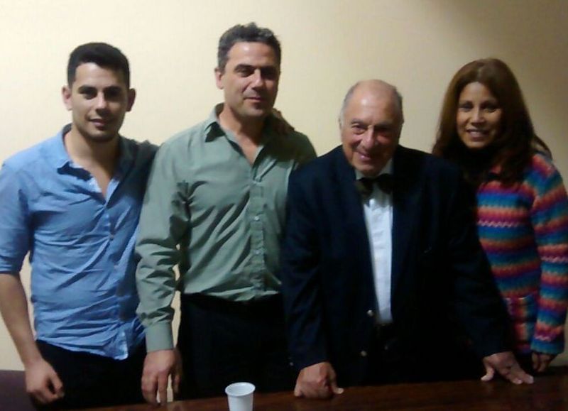 Emanuel Duarte, Fabrizio Lanzilliotta, Julio Cruciani y Susana Belan, precandidatos del espacio.