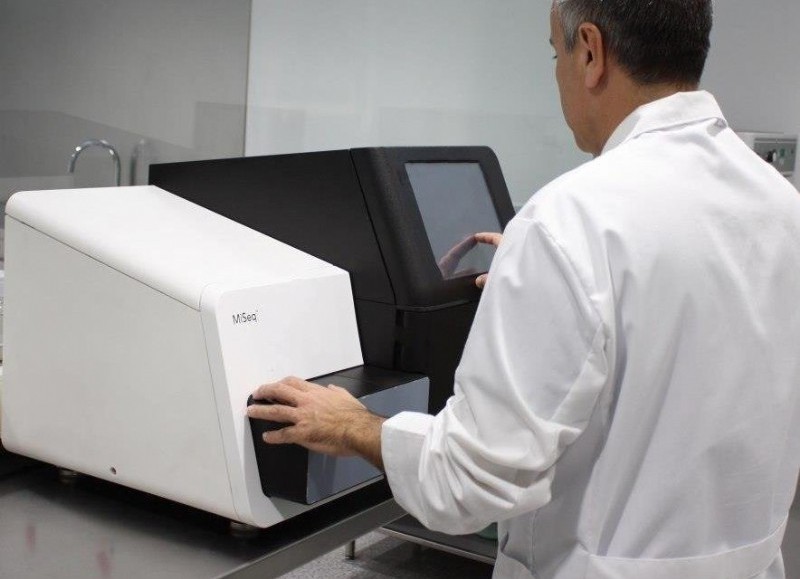 Secuenciador Ilumina MiSeq.