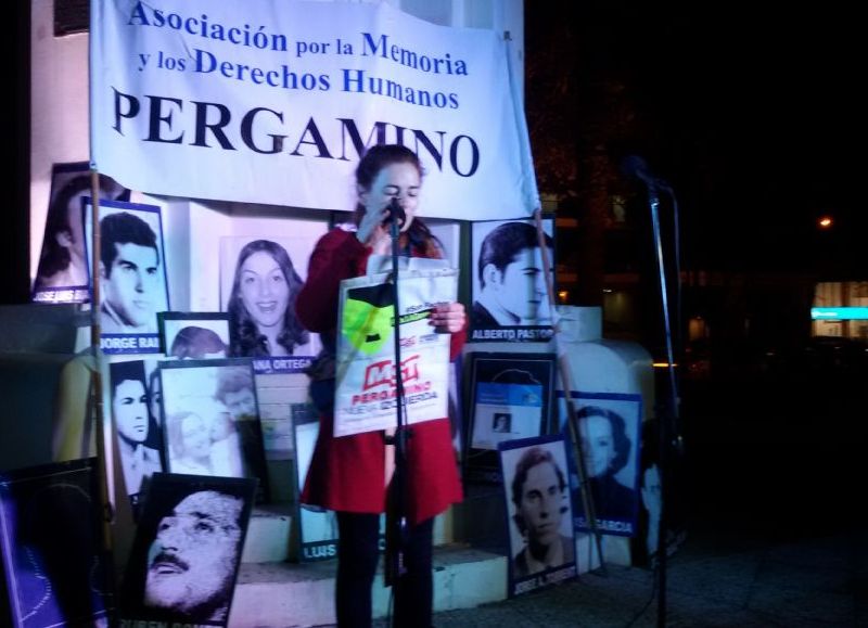 La representante de Encuentro Memoria, Verdad y Justicia.