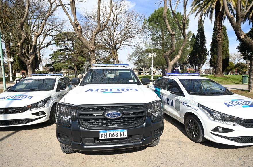 Los móviles son para fortalecer las tareas de prevención y seguridad en el municipio de Arrecifes.