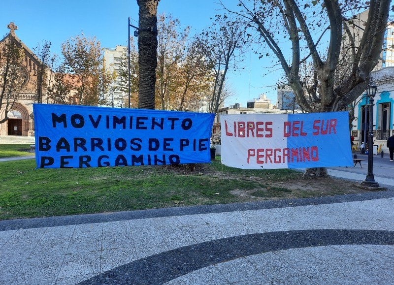 Manifestación en Plaza Merced.