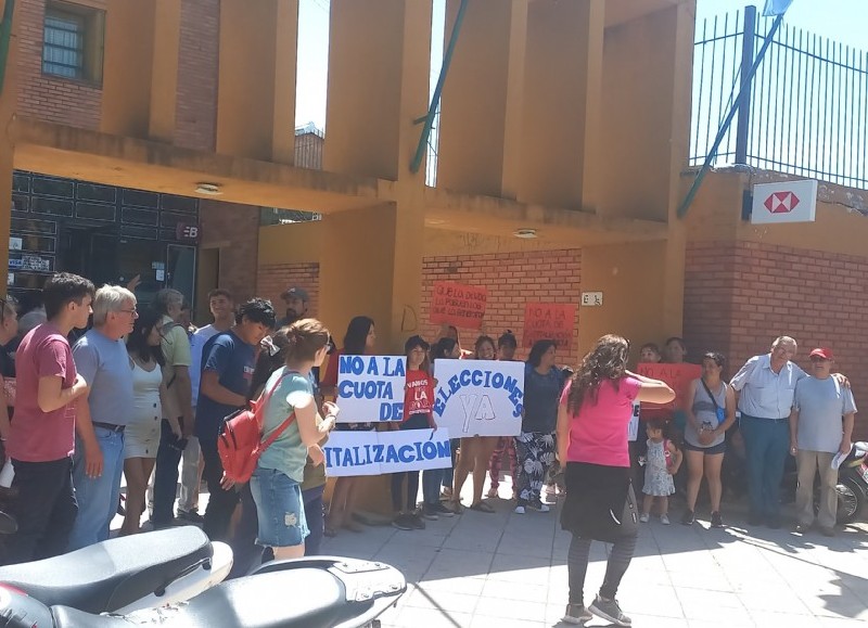 Manifestación de la Lista Roja.