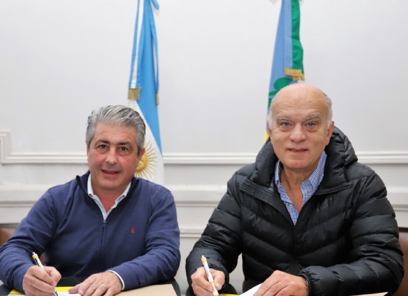 Javier Martínez y Néstor Grindetti.