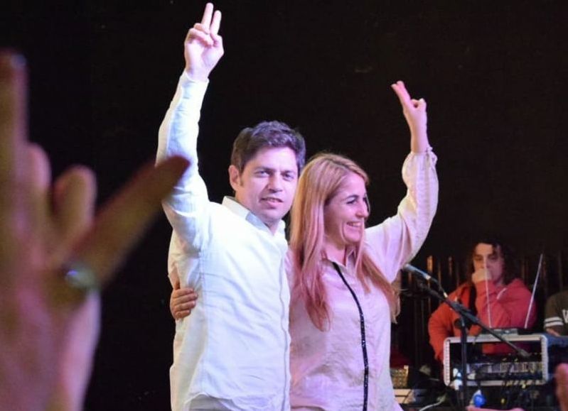 Junto a Axel Kicillof.