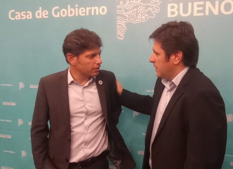 Axel Kicillof y Álvaro Reynoso.