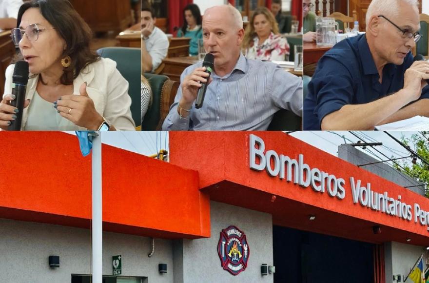 Bomberos: fuerte cruce en el Concejo por proyectos opuestos y la sombra de un veto
