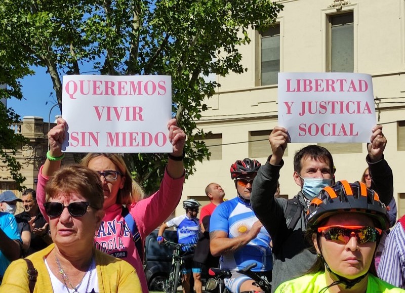 Marcha en reclamo de justicia.