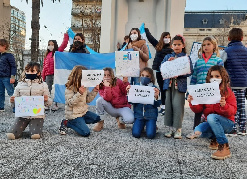 Protesta de días anteriores.