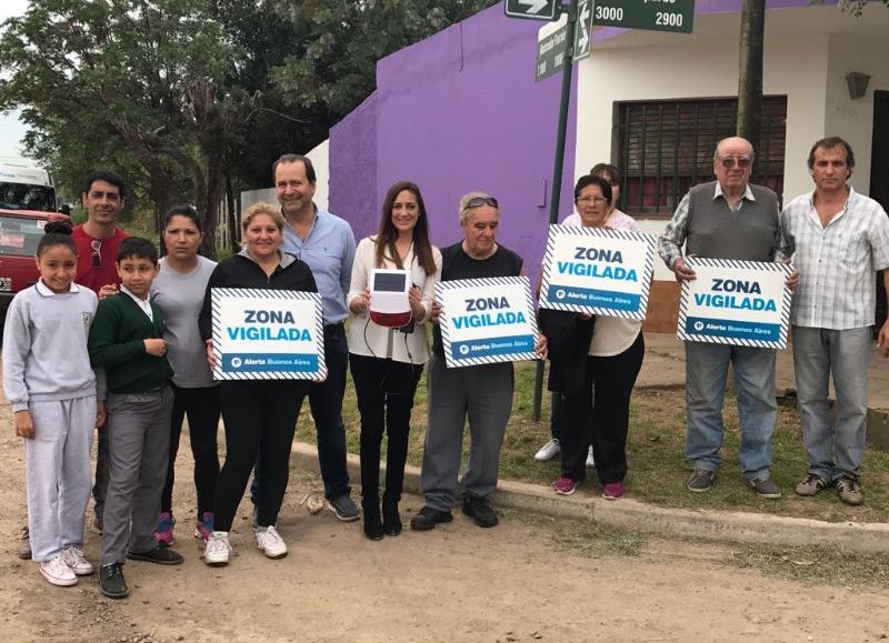 Zona vigilada por vecinos.