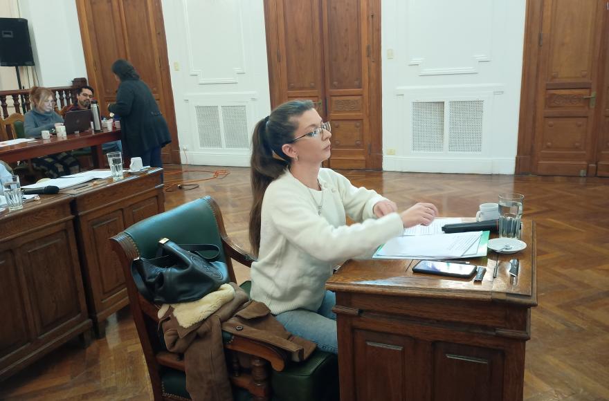 Ivana Tribouley, edil del bloque libertario.