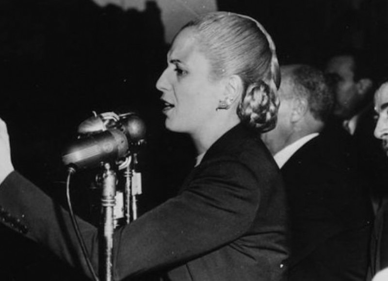 Eva Duarte de Perón.