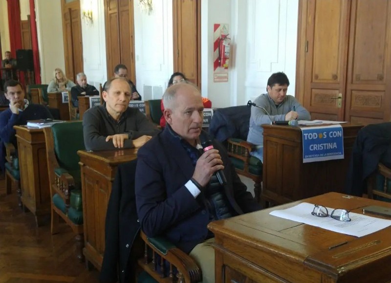 Jefe del bloque de Juntos en el Concejo Deliberante.