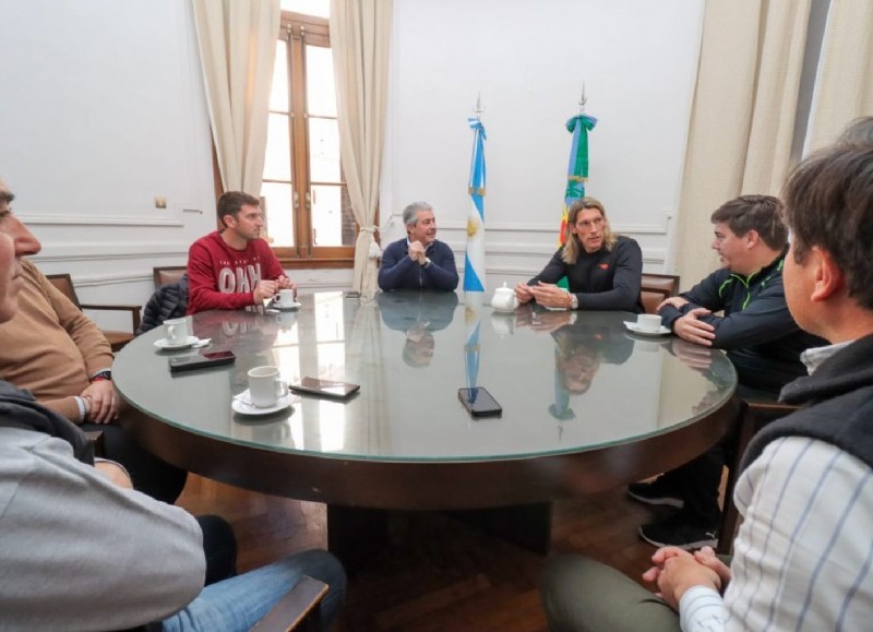 Un pasaje del encuentro en el Salón Oval.