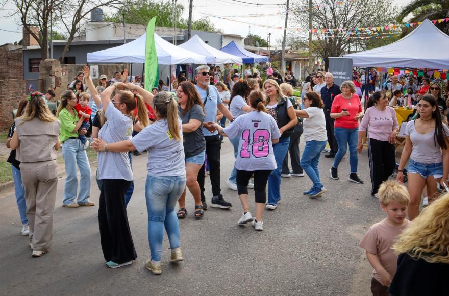 La Muni en tu Barrio Barrio celebró la llegada de la primavera en Belgrano